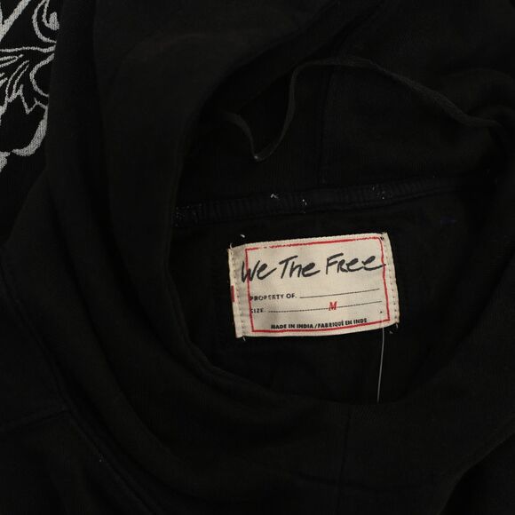 Free People We The Free Spirit Bubble Hoodie Sweatshirt Top Graphic M NWT 282904 - Picture 11 of 12